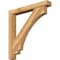 Ekena Millwork Imperial Block Rough Sawn Bracket w/ Offset Brace, Western Red Cedar, 6"W x 44"D x 44"H BKT0604X44X44IMP05RWR - alternate 1